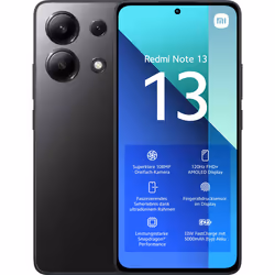 Xiaomi Redmi Note 13, 16,9 cm (6.67"), 6 Go, 128 Go, 108 MP, Android 13, Noir