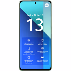 Xiaomi Redmi Note 13 6Go 128Go Vert, Couleur menthe