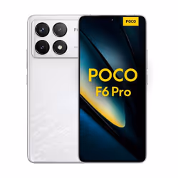 POCO F6 Pro, 16,9 cm (6.67"), 3200 x 1140 pixels, 12 Go, 256 Go, 50 MP, Blanc