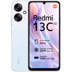 Smartphone XIAOMI Redmi 13C 128Go Argent 5G