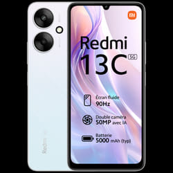 Smartphone XIAOMI Redmi 13C 128Go Argent 5G