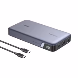 Ugreen 90597A, 25000 mAh, 5 V, Gris