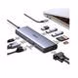 HUB USB-C 9en1 - Ugreen - 15600 - HDMI 4K - VGA 1080P - PD 100W