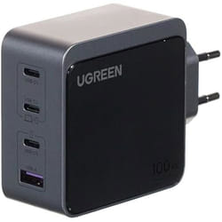 Chargeur rapide - UGREEN - Nexode S - 100W - 4 ports USB - Technologie GaN - Gris