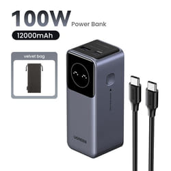 Power bank - UGREEN - 12000mAh - Charge rapide - USB-C - Protection surchauffe