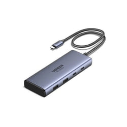 UGREEN Hub  7-IN-1 USB-C a 2*HDMI(4K@60Hz)+2*USB-A3.2+2*USB-C3.2+PD(100W)