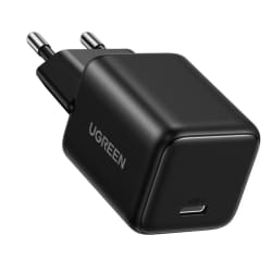 Chargeur Mural Ugreen X512 20?W GaN 1x USB-C Nero