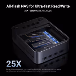 Ugreen DXP480T Plus NAS Bureau Intel® Core™ i5 8 Go DDR5 Gris - Vue supplémentaire 2
