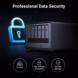 Ugreen DXP6800 Pro NAS Bureau Intel® Core™ i5 8 Go DDR5 Gris, Noir - Vue supplémentaire 7