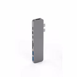 HYPER HyperDrive PRO, Gris, MicroSD (TransFlash), SD, HDMI, Mini DisplayPort, Thunderbolt 3, USB 3.2 Gen 1 (3.1 Gen 1) Type-A ...