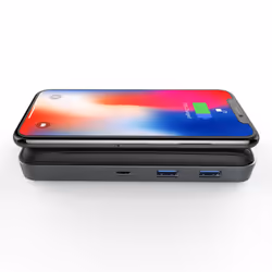 HYPER HyperDrive 7.5W Smartphone Noir Recharge sans fil Intérieure