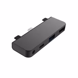HYPER 45H-D31.9ES, USB 3.2 Gen 2 (3.1 Gen 2) Type-C, Gris, 3,5mm, USB 2.0, USB 3.2 Gen 1 (3.1 Gen 1) Type-A, USB 3.2 Gen 2 (3 ...