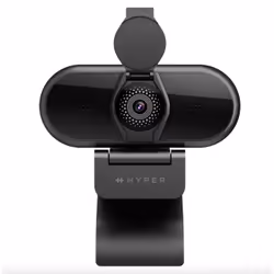 HYPER HC437, Full HD, 60 ips, 1280x720@60fps, 1920x1080@30fps, 76,5°, Couvercle de confidentialité, Noir