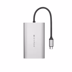 HYPER HDM1-GL câble vidéo et adaptateur USB Type-C 2 x HDMI Acier inoxydable