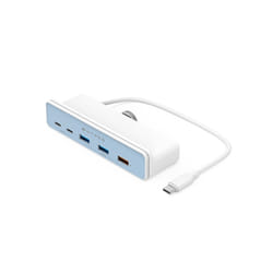 HYPER HD34A6 hub & concentrateur USB 3.2 Gen 1 (3.1 Gen 1) Type-A 5 Mbit/s Blanc