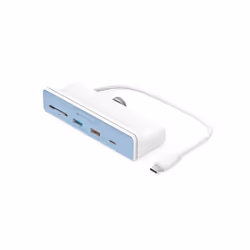 HYPER HD34A8, USB 3.2 Gen 1 (3.1 Gen 1) Type-C, Blanc, MicroSD (TransFlash), SD, 4K Ultra HD, 60 Hz, HDMI, USB 3.2 Gen 1 (3.1 ...