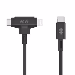 Targus HyperJuice, 1,5 m, USB C, USB C/Lightning, USB 2.0, Noir