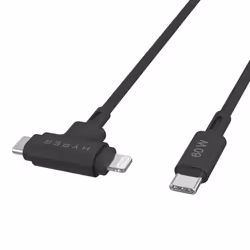 Targus HyperJuice câble USB USB 2.0 1,5 m USB C USB C/Lightning Noir - Vue supplémentaire 5