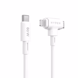 Targus HyperJuice câble USB USB 2.0 1,5 m USB C USB C/Lightning Blanc - Vue supplémentaire 4