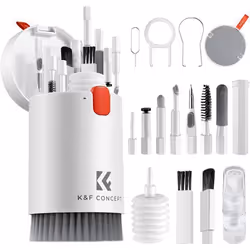 Kit de Nettoyage 20 en 1 - K&F Concept - Spray de Nettoyage Accessoires pour Ecran Ordinateur Téléphone AirPods MacBook iPad