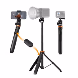 175cm Trépied Smartphone - K&F Concept Perche à Selfie - Trépied déclairage avec Télécommande Support de Lumière de Photograp ...