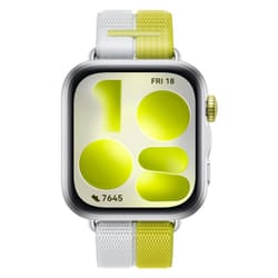 Huawei WATCH Fit 5 Niki-B19W Montre connectée 42,9 mm Argent GPS bracelet nylon Vert