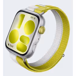 Huawei WATCH Fit 5 Niki-B19W Montre connectée 42,9 mm Argent GPS bracelet nylon Vert - Vue supplémentaire 2