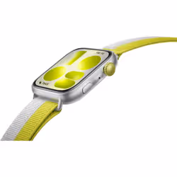 Huawei WATCH Fit 5 Niki-B19W Montre connectée 42,9 mm Argent GPS bracelet nylon Vert - Vue supplémentaire 3