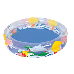 Bestway PISCINE TRANSPARENTE VIE SOUMARINE Φ91cm x H20cm