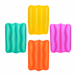 Bestway Jouet de jardin gonflable OREILLER FLOTTANT 38cm x 25cm x 5cm, Orange, Rose, Turquoise, Jaune, Enfant, Vinyl, Ampoule ...