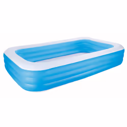 Bestway PISCINE FAMILIALE RECTANGULAIRE - 3.05m x 1.83m x 56cm - bleue, Piscine gonflable, 1161 L, Rectangulaire, 6 an(s), Vi ...