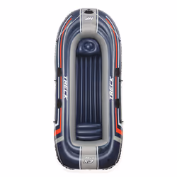 Bestway Bateau gonflabe CANOT HYDRO-FORCE - 3.07m x 1.26m, Bateau de rafting, Canot, Bleu, Gris, Vinyl, 4 personne(s), 270 kg