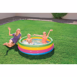 Bestway PISCINE DE JEUX - 4 anneaux - Φ1.57m x H46cm - Vue supplémentaire 6
