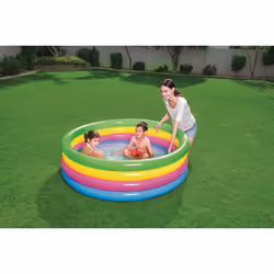 Bestway PISCINE DE JEUX - 4 anneaux - Φ1.57m x H46cm - Vue supplémentaire 8