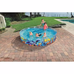 Bestway PISCINE FILL 'N FUN Φ2.44m x H46cm - Vue supplémentaire 5