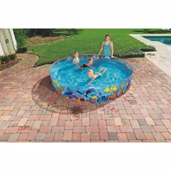 Bestway PISCINE FILL 'N FUN Φ2.44m x H46cm - Vue supplémentaire 6