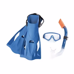 Bestway Set tuba KIT TUBA MERIDIAN, Enfant, Bleu, Gris, 14 an(s), 41-46, 8-12, Chine