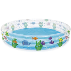 Bestway Piscine gonflable TROIS ANNEAUX PLONGÉE PROFONDE - 3 boudains - Φ1.83m x H33cm