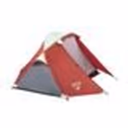 Bestway Tente Calvino X2, Tente igloo, 2 personne(s), Moustiquaire, Gris, Rouge