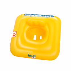 Bestway SUPPORT BÉBÉ SWIM SAFE PHASE A, Siège de natation, Vinyl, Jaune