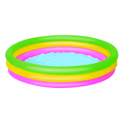 Bestway Piscine gonflable SET D’ÉTÉ Φ1.52m x H30cm, 211 L, 2 an(s), Vinyl, Multicolore