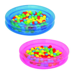 Bestway PISCINE 2 ANNEAUX ET 50 BALLES PLASTIQUE