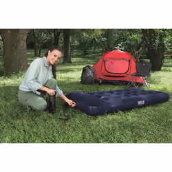 Bestway Matelas Floqué Easy Inflate Facile à Gonfler - 1-personne - 1.85m x 76cm x 28cm