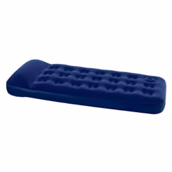 Bestway Matelas Floqué Easy Inflate Facile à Gonfler - 1-personne - 1.85m x 76cm x 28cm, Matelas une personne, Pompe à air in ...
