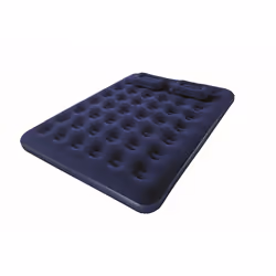 Bestway Matelas gonflabe floqué AVEC POMPE A AIR / GRAND- 2.03m x 1.52m x 22cm, Double matelas, Pompe à air intégrée