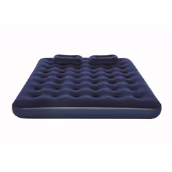Bestway Matelas gonflabe floqué AVEC POMPE A AIR / GRAND- 2.03m x 1.52m x 22cm