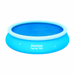 Bestway Bache solaire 3.05m x 76cm, Couverture solaire de piscine, Bleu
