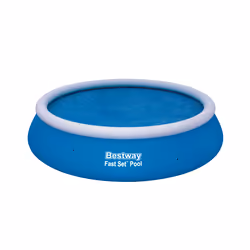 Bestway Bache solaire 3.66m x 76cm, Couverture solaire de piscine, Bleu