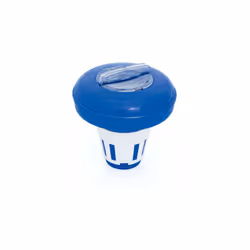 Bestway FLOTTEUR CHIMIQUE 16,5 cm dia, Distributeur de chlore/brome, Bleu, Blanc, 16,5 cm, 370 g, 1 pièce(s), Boîte