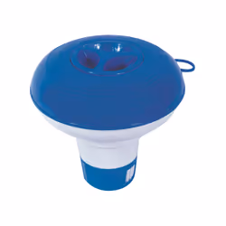 Bestway FLOTTEUR CHIMIQUE dia 12.7cm, Distributeur de chlore/brome, Bleu, Blanc, 69 g, 1 pièce(s), Sachet aluminium, 147 mm